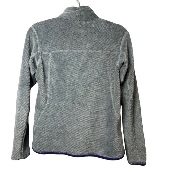 Patagonia Re-Tool Snap-T Pullover Fleece Jacket, Size S, Gray/ Purple - Picture 4 of 5